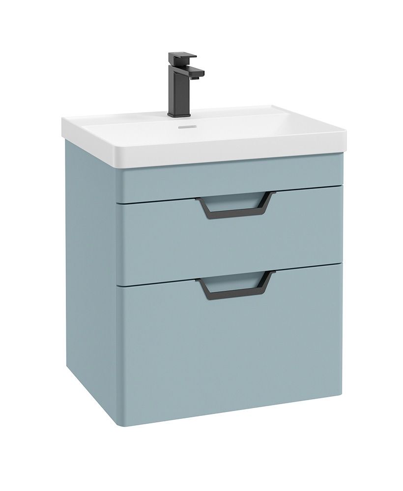FREYA Wall Hung Two Drawer Vanity Unit & Basin
