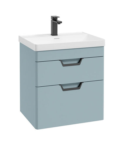 FREYA Wall Hung Two Drawer Vanity Unit & Basin