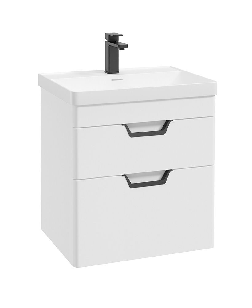 FREYA Wall Hung Two Drawer Vanity Unit & Basin