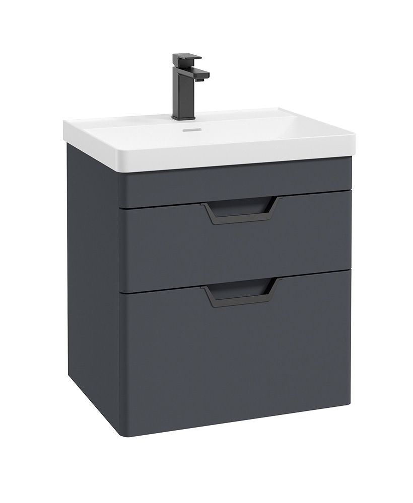 FREYA Wall Hung Two Drawer Vanity Unit & Basin