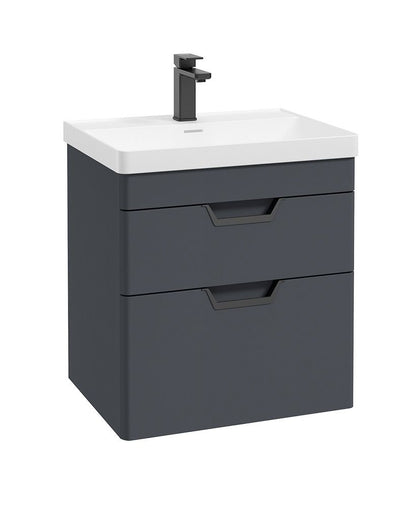 FREYA Wall Hung Two Drawer Vanity Unit & Basin