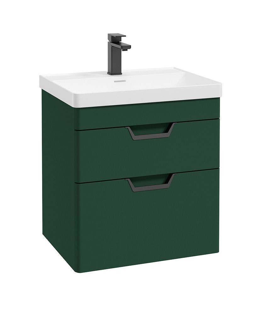 FREYA Wall Hung Two Drawer Vanity Unit & Basin