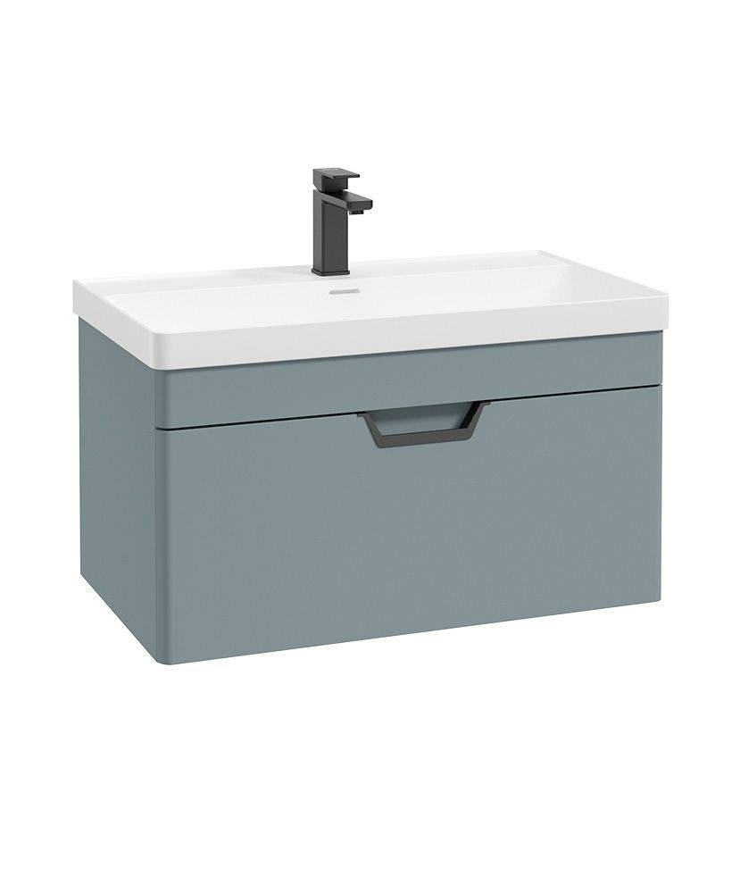 FREYA Wall Hung Single Drawer Vanity Unit & Basin