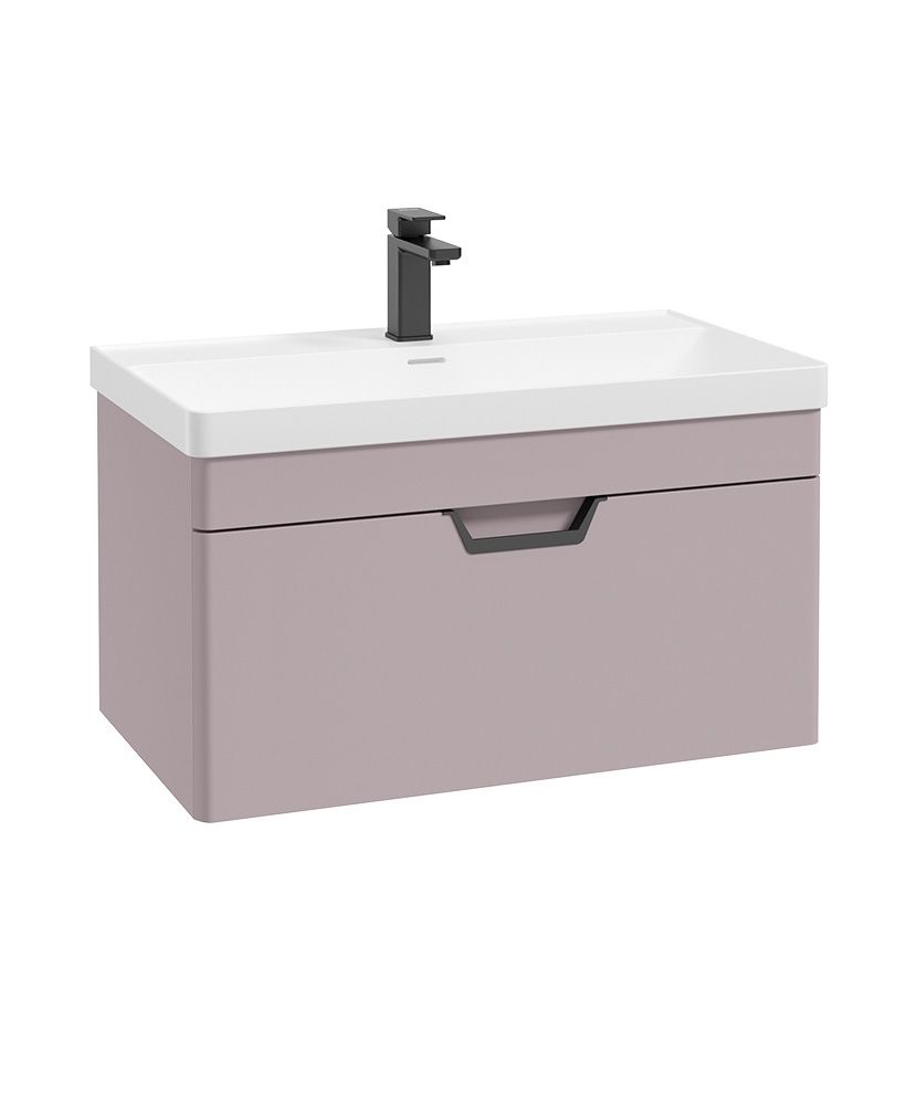 FREYA Wall Hung Single Drawer Vanity Unit & Basin