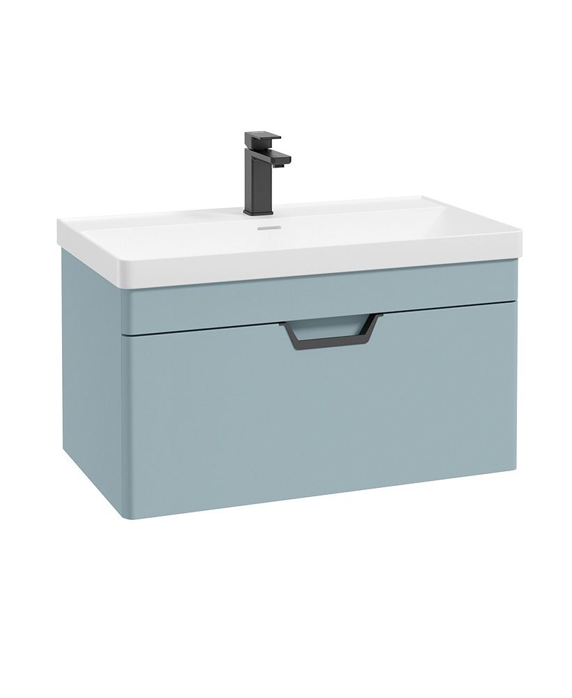 FREYA Wall Hung Single Drawer Vanity Unit & Basin