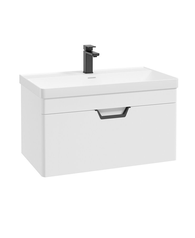 FREYA Wall Hung Single Drawer Vanity Unit & Basin
