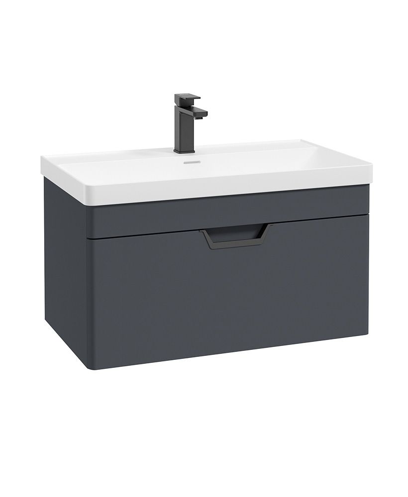FREYA Wall Hung Single Drawer Vanity Unit & Basin