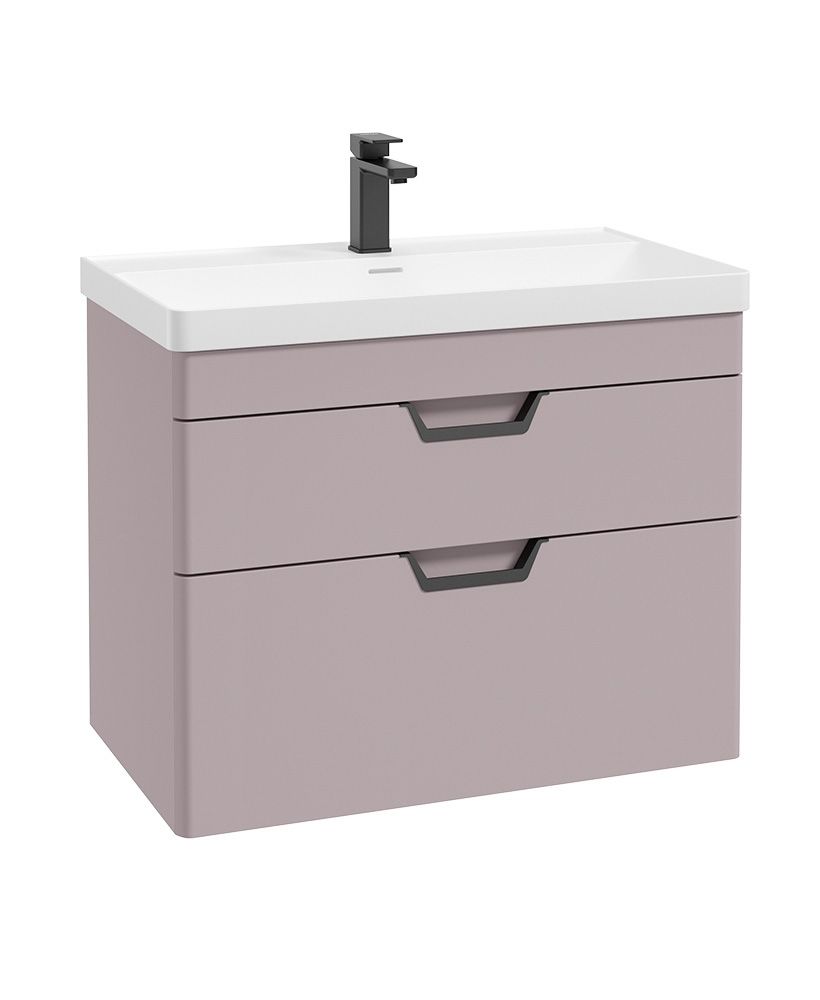 FREYA Wall Hung Two Drawer Vanity Unit & Basin