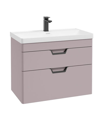 FREYA Wall Hung Two Drawer Vanity Unit & Basin