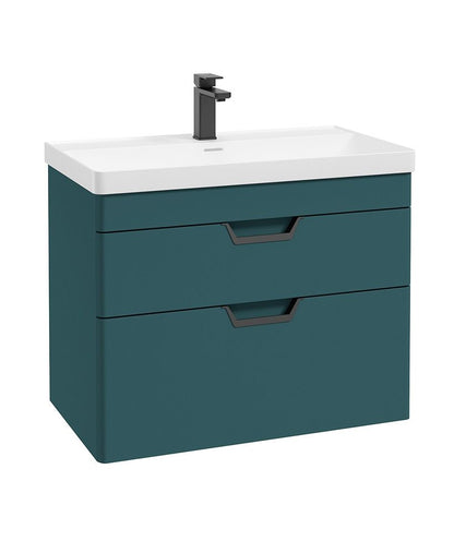FREYA Wall Hung Two Drawer Vanity Unit & Basin