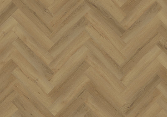 Barley Oak Herringbone LVT Dryback