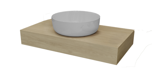 Cannes 1000mm Worktop Light Oak