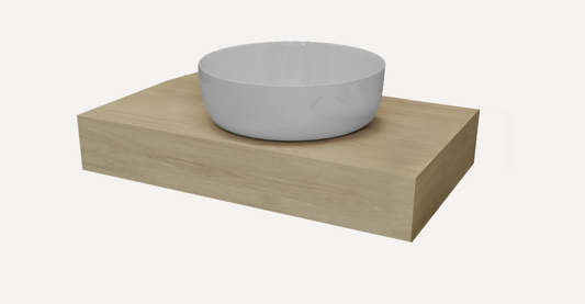 Cannes 600mm Worktop Light Oak