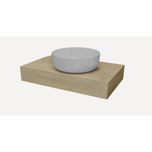Cannes 600mm Worktop Light Oak