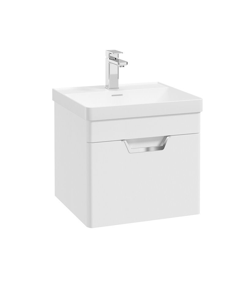 FREYA Wall Hung Single Drawer Vanity Unit & Basin