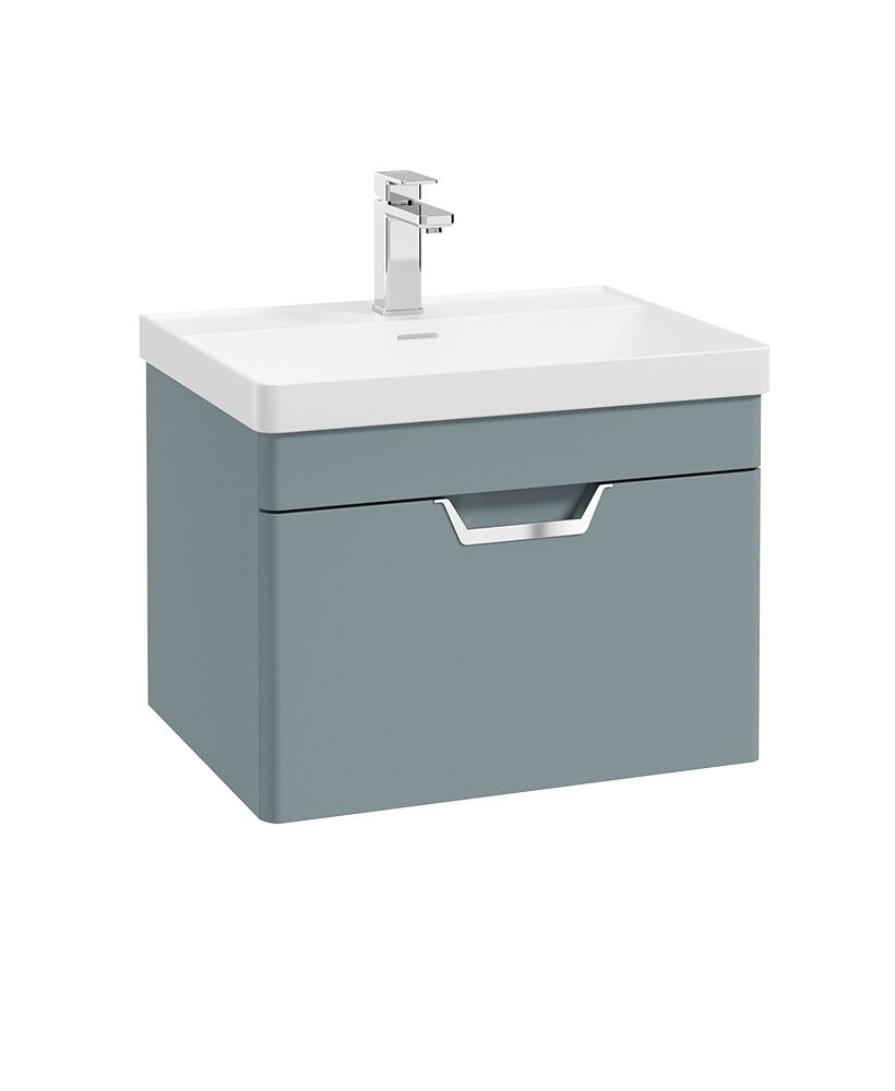 FREYA Wall Hung Single Drawer Vanity Unit & Basin