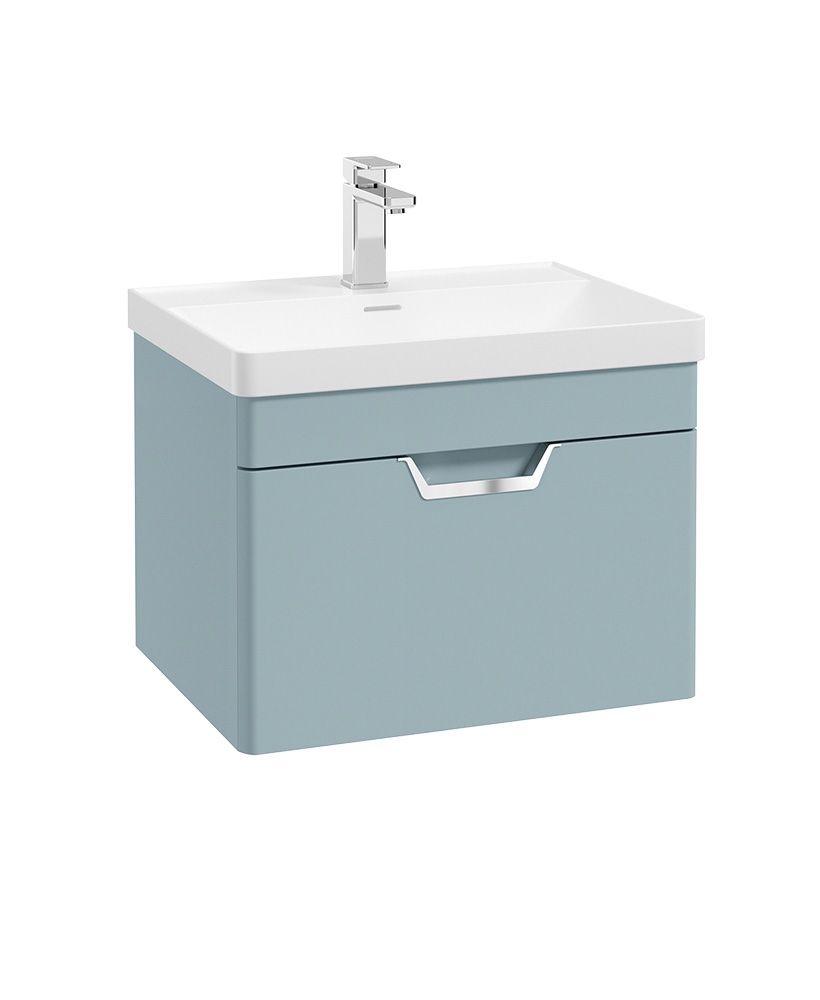 FREYA Wall Hung Single Drawer Vanity Unit & Basin