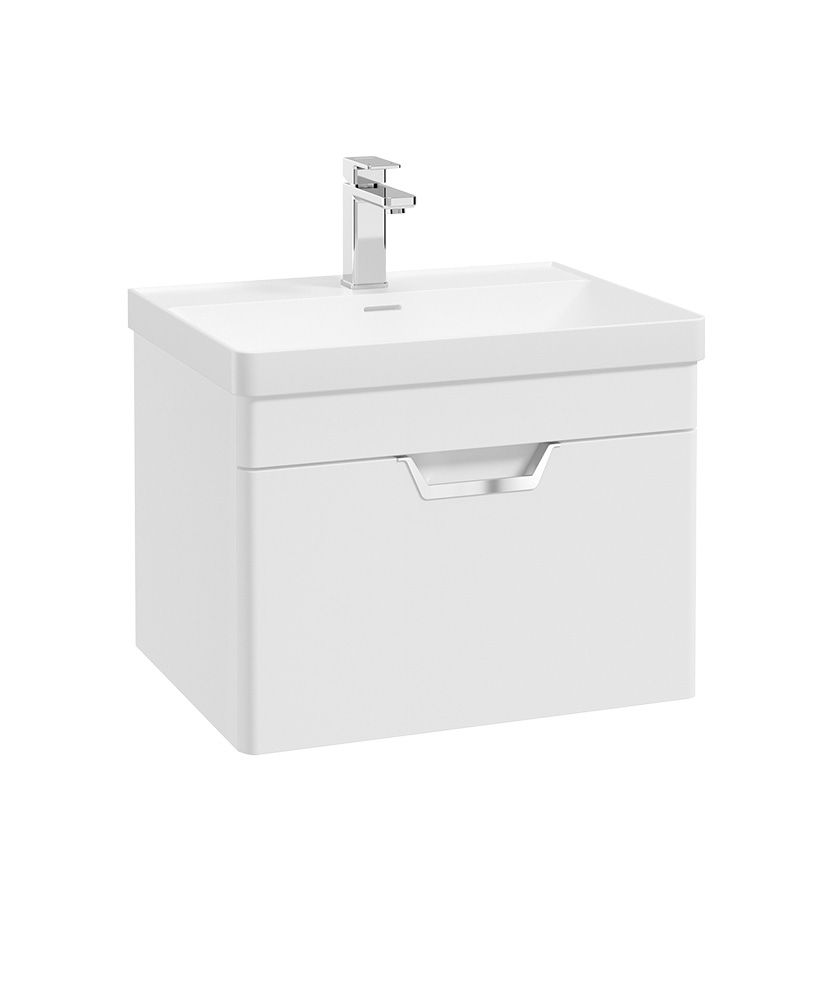 FREYA Wall Hung Single Drawer Vanity Unit & Basin