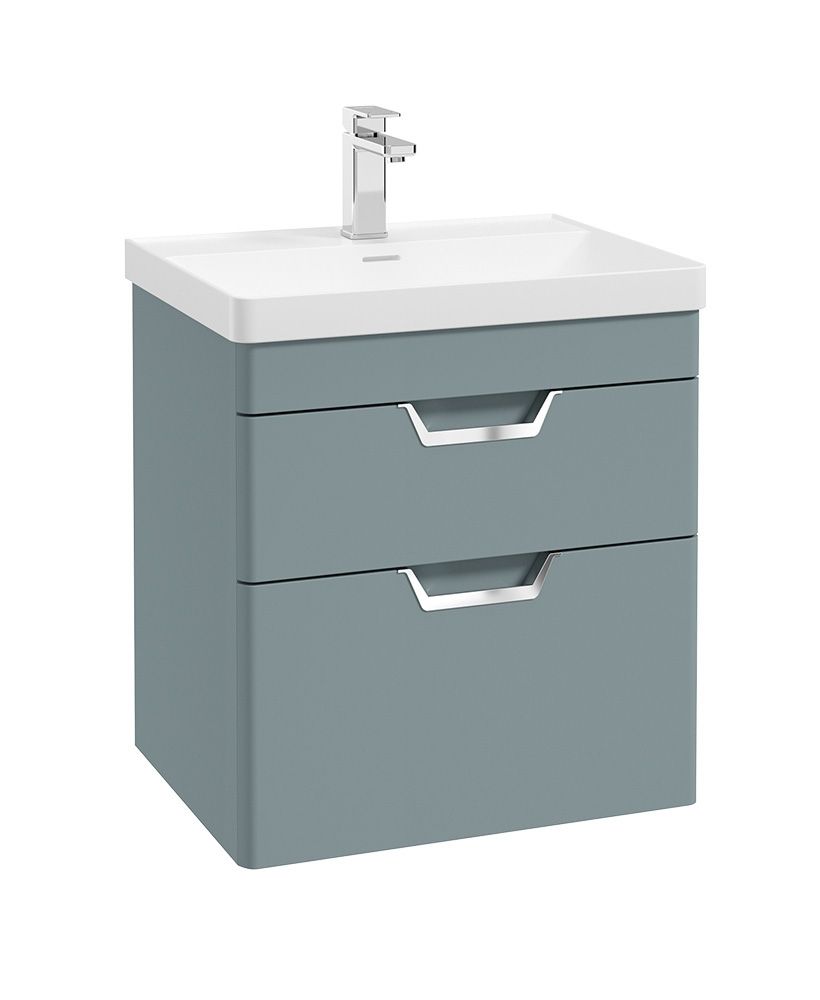 FREYA Wall Hung Two Drawer Vanity Unit & Basin