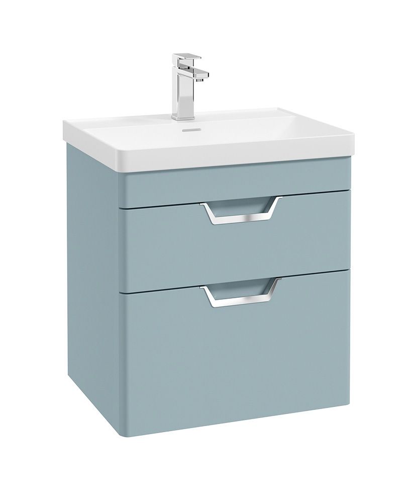 FREYA Wall Hung Two Drawer Vanity Unit & Basin