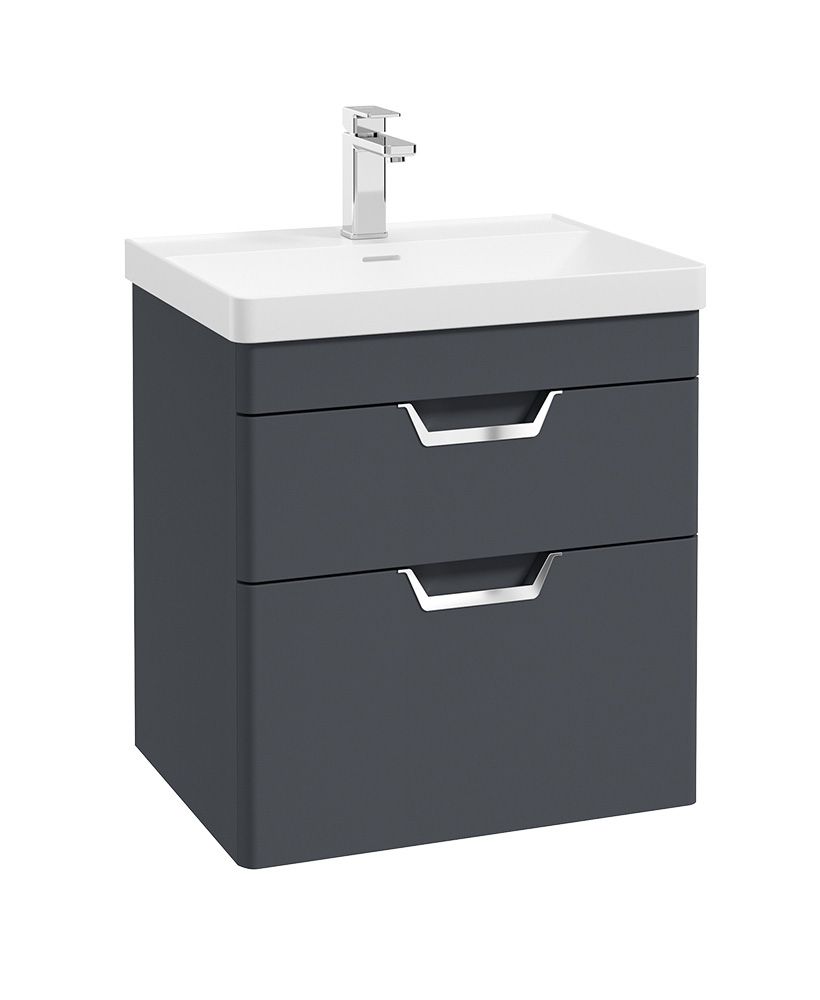FREYA Wall Hung Two Drawer Vanity Unit & Basin