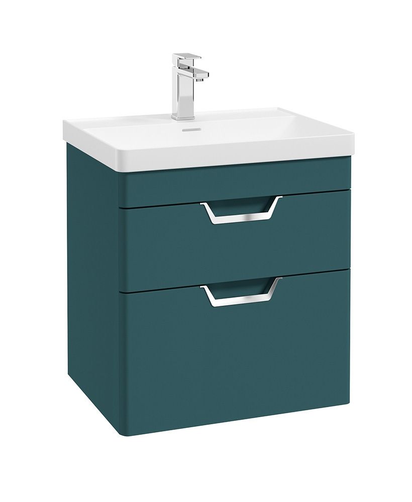 FREYA Wall Hung Two Drawer Vanity Unit & Basin