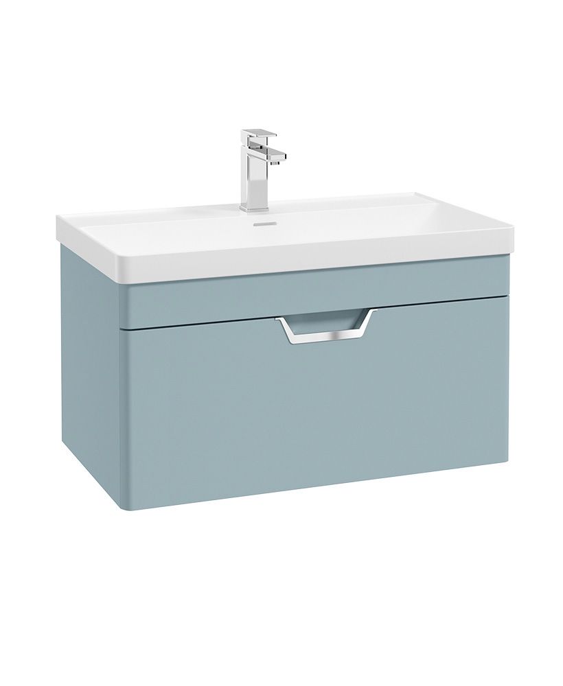 FREYA Wall Hung Single Drawer Vanity Unit & Basin