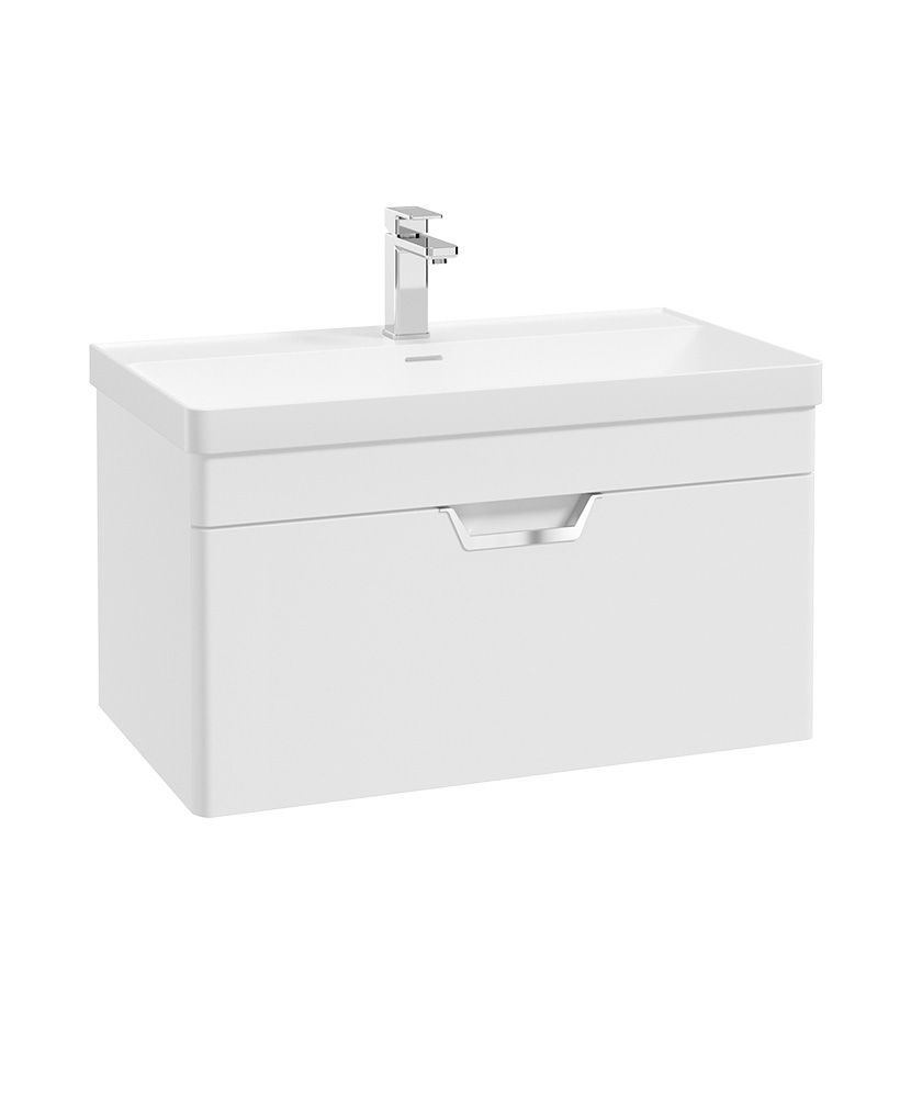 FREYA Wall Hung Single Drawer Vanity Unit & Basin