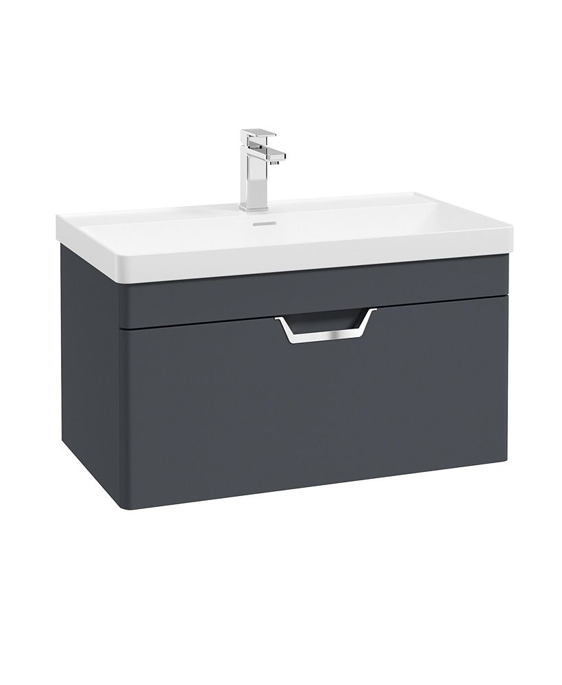 FREYA Wall Hung Single Drawer Vanity Unit & Basin