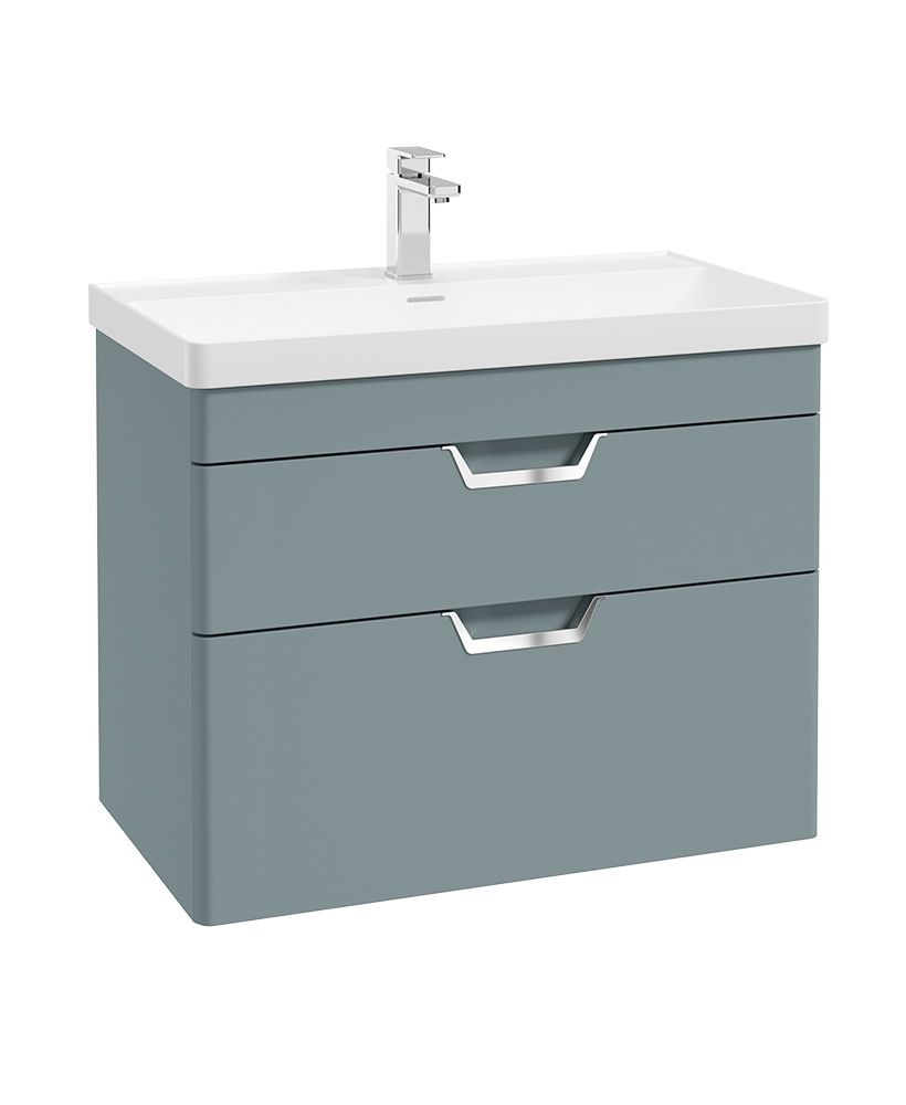FREYA Wall Hung Two Drawer Vanity Unit & Basin