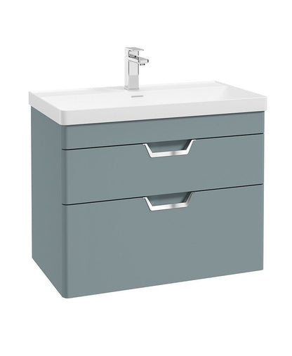 FREYA Wall Hung Two Drawer Vanity Unit & Basin