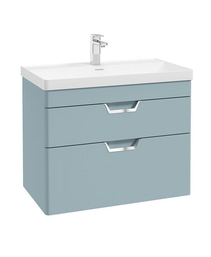 FREYA Wall Hung Two Drawer Vanity Unit & Basin