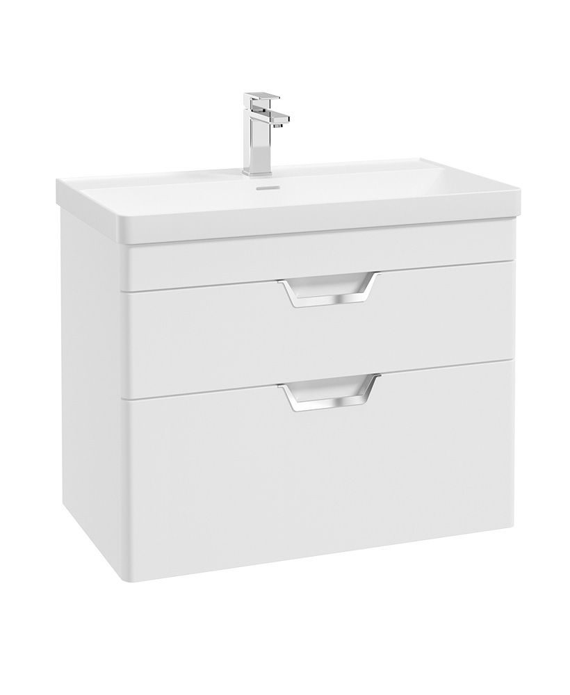 FREYA Wall Hung Two Drawer Vanity Unit & Basin