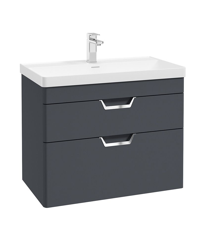 FREYA Wall Hung Two Drawer Vanity Unit & Basin