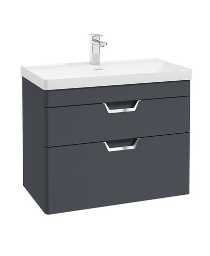 FREYA Wall Hung Two Drawer Vanity Unit & Basin