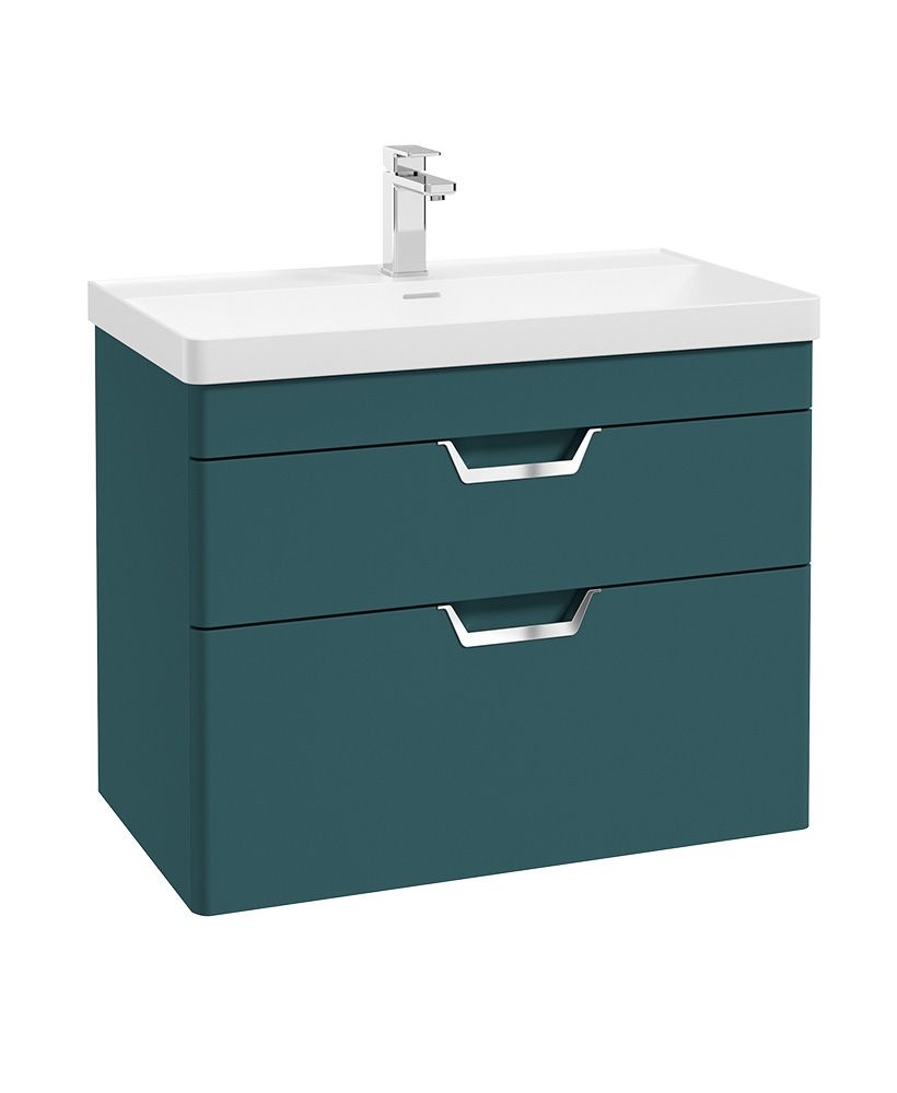 FREYA Wall Hung Two Drawer Vanity Unit & Basin