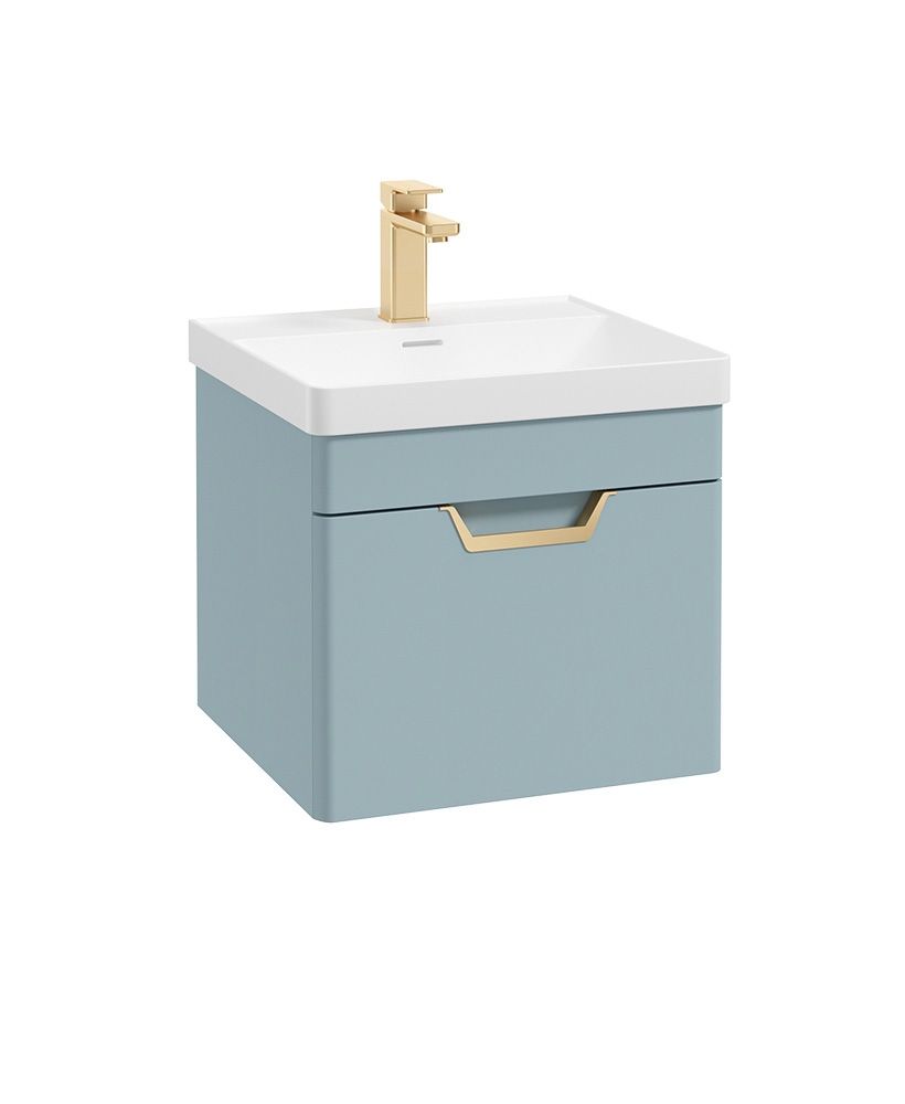 FREYA Wall Hung Single Drawer Vanity Unit & Basin