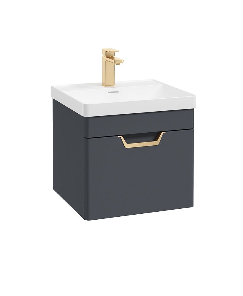 FREYA Wall Hung Single Drawer Vanity Unit & Basin
