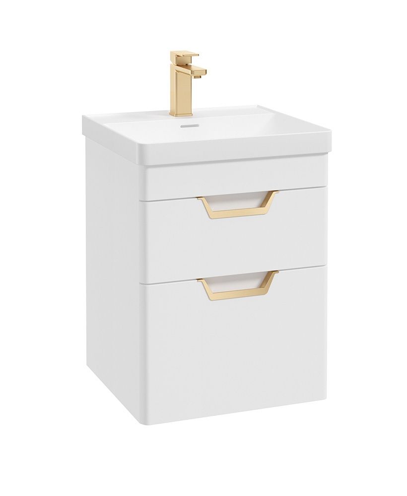 FREYA Wall Hung Two Drawer Vanity Unit & Basin