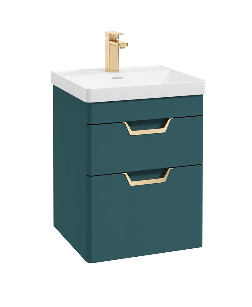 FREYA Wall Hung Two Drawer Vanity Unit & Basin