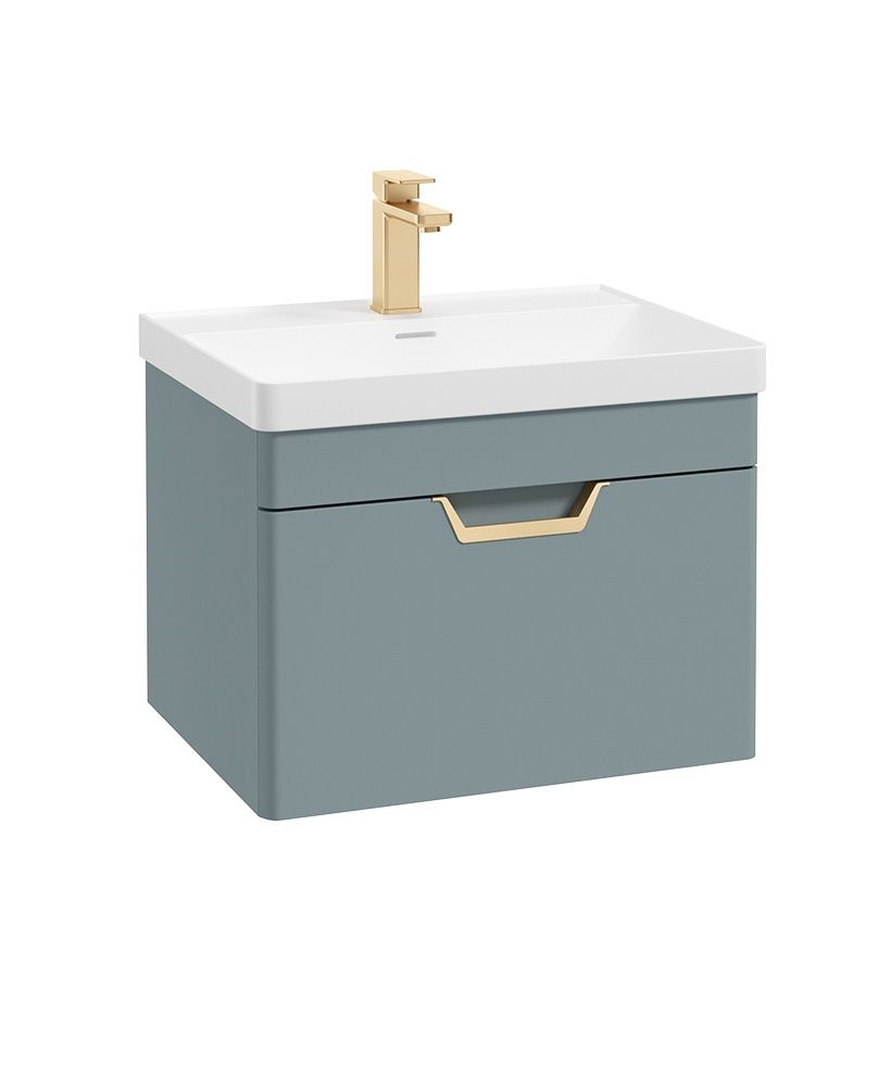 FREYA Wall Hung Single Drawer Vanity Unit & Basin