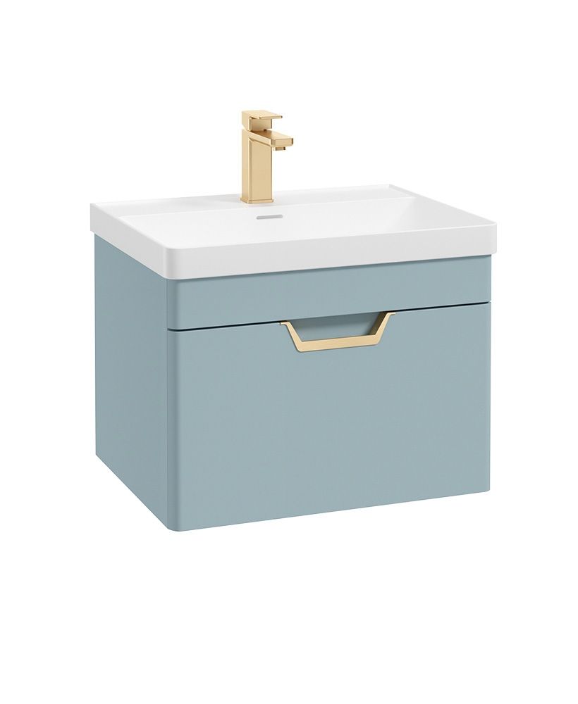 FREYA Wall Hung Single Drawer Vanity Unit & Basin