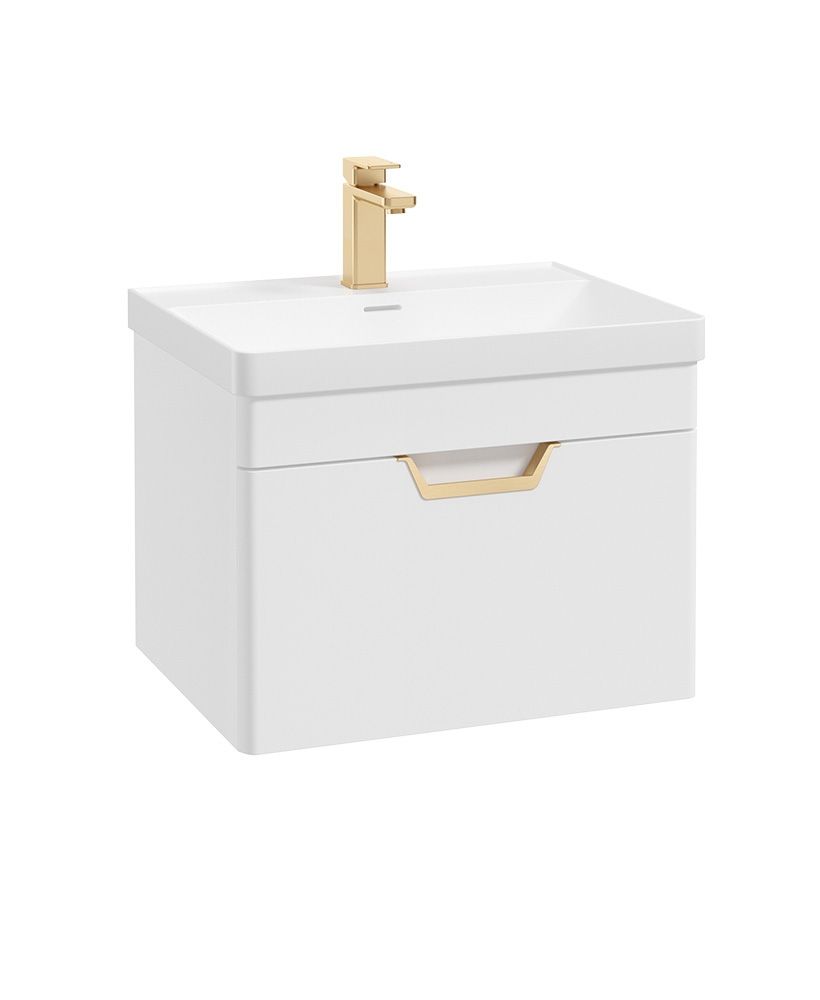 FREYA Wall Hung Single Drawer Vanity Unit & Basin