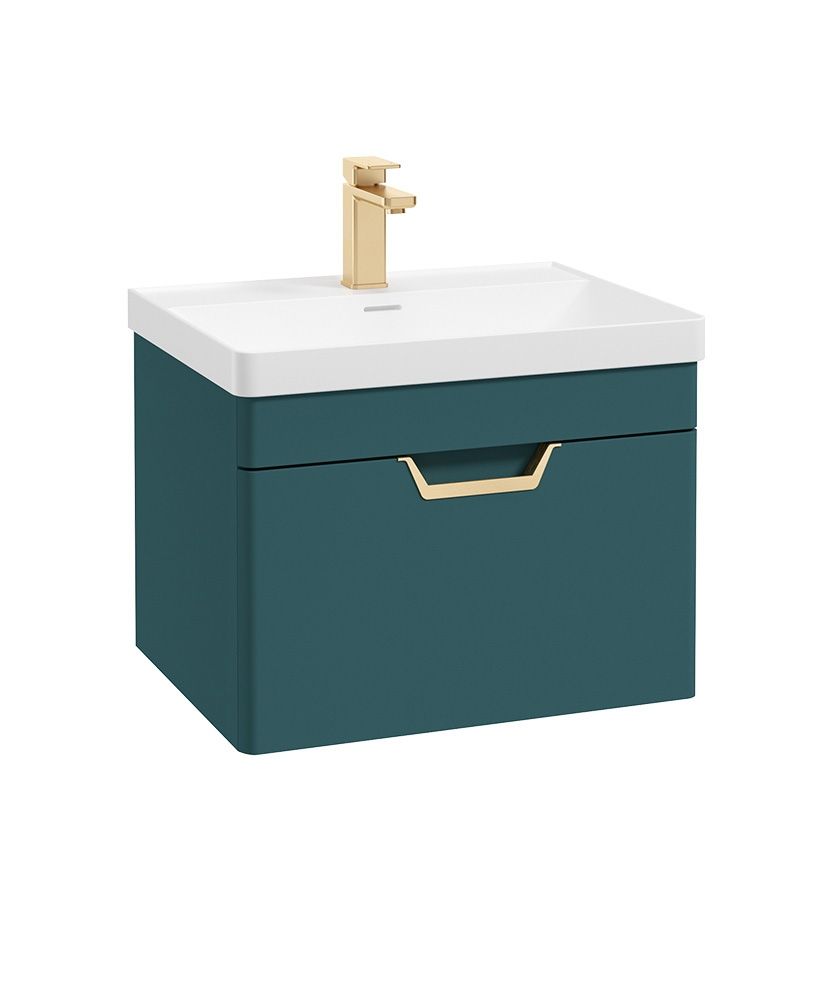 FREYA Wall Hung Single Drawer Vanity Unit & Basin