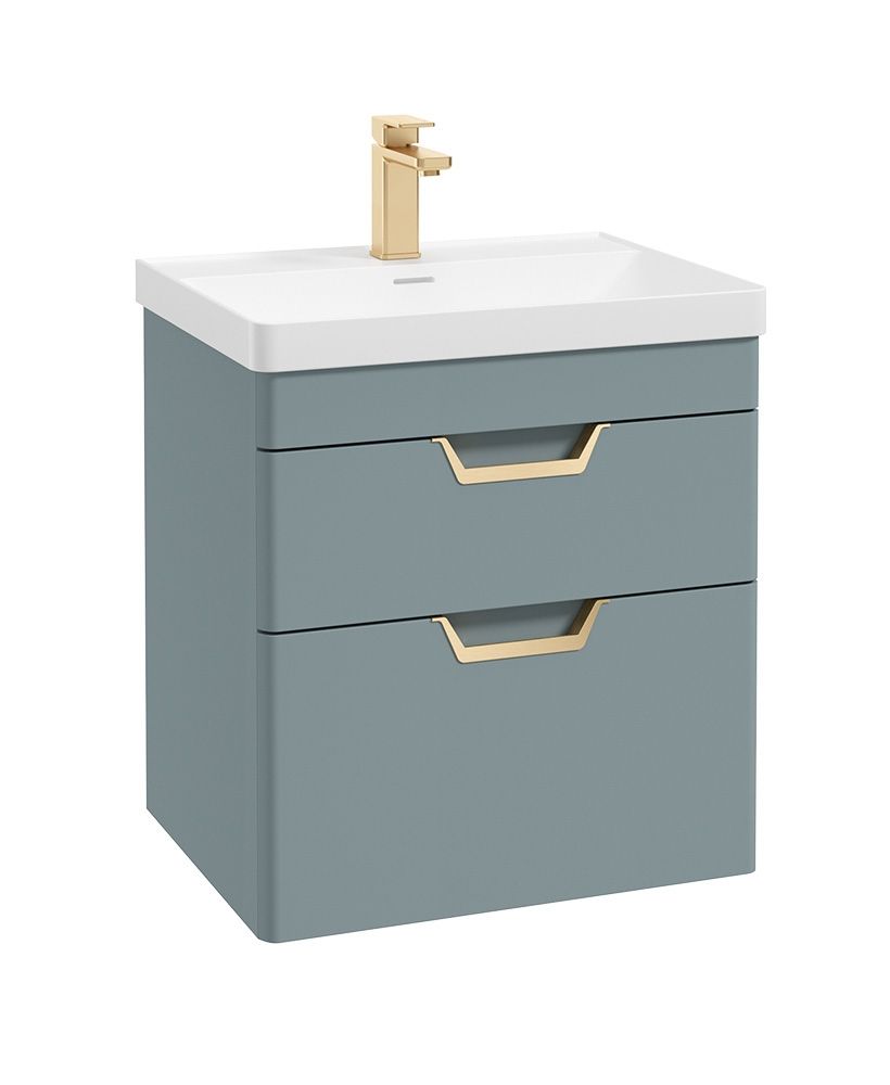 FREYA Wall Hung Two Drawer Vanity Unit & Basin