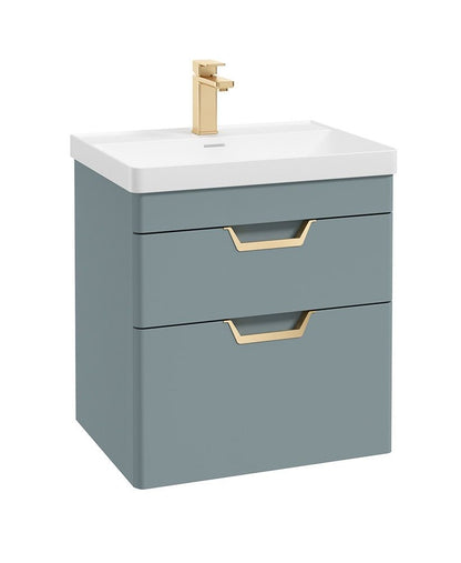 FREYA Wall Hung Two Drawer Vanity Unit & Basin