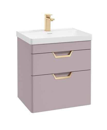 FREYA Wall Hung Two Drawer Vanity Unit & Basin