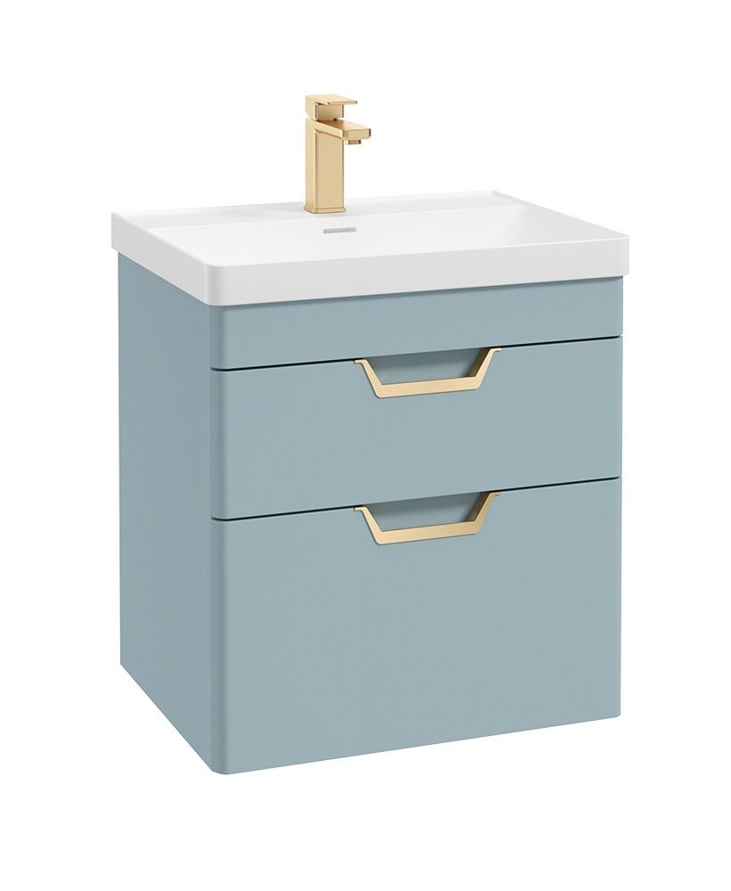 FREYA Wall Hung Two Drawer Vanity Unit & Basin