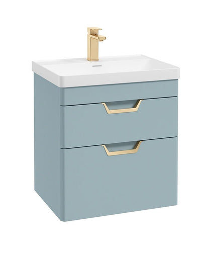FREYA Wall Hung Two Drawer Vanity Unit & Basin