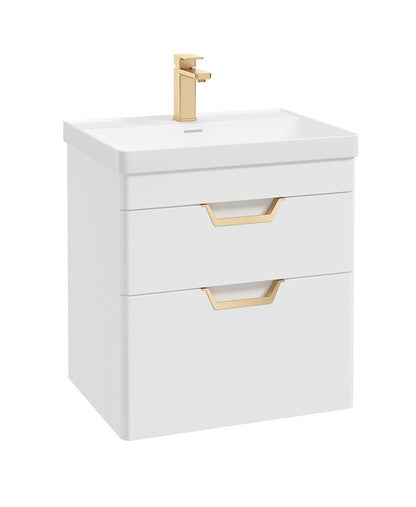 FREYA Wall Hung Two Drawer Vanity Unit & Basin